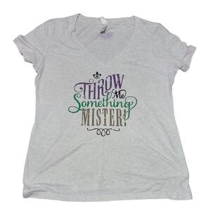 Fleurty Girl mardi gras tee